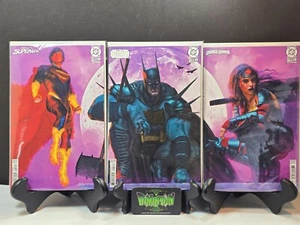ABSOLUTE BATMAN/SUPERMAN/WONDER WOMAN #1 JUEGO DE CONEXIÓN DE 3 LANZAS DE MARCA COMERCIO - Imagen 1 de 4
