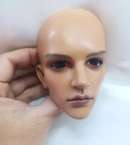 1/3 BJD Doll SD Lawrence Only Head Tan Skin-Free Face Make UP+Eyes - Picture 1 of 3