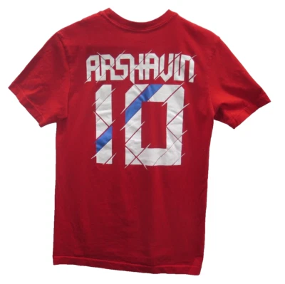 NIKE RUSSIA FOOTBALL 2012 WORLD CUP OLYMPIC NR 10 ARSHAVIN RED SHIRT Sz S RARE - Image 1 of 4