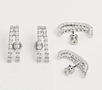 Nuevo en Caja de Regalo Pendientes Pendientes SWAROVSKI 5705835 Matriz Cristales Blancos Foto 1 de 4