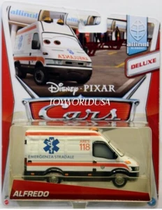 2014 Disney Pixar Cars Deluxe ALLINOL BLOWOUT Alfredo Ambulance #8of9 BDW73 - Picture 1 of 3