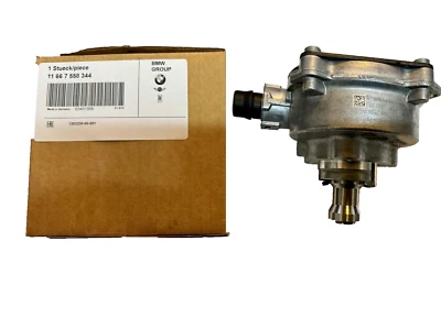 Bomba de vacío de freno BMW F10 F18 E84 E63 E87 E89 E93 E90 E61 E91 E92 E83 OEM NUEVA Foto 1 de 4