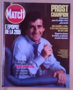 PARIS MATCH Hors Série (Oct. 1985) - Prost et 205 champion monde -Etat Collector - Imagen 1 de 24