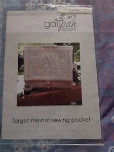 embroidery pattern forget me not sewing pocket brand new - Picture 1 of 2