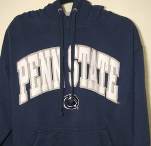 Penn State University Nittany Lions Blue Pull Over Hoodie OVB Size L - Picture 1 of 5