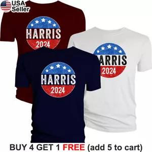 T-Shirt Kamala Harris Wahlkampf 24 politisch für den Präsidenten 2024 BKH04 - Bild 1 von 20