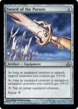 WOTC MtG Guildpact Sword of the Paruns (R) NM