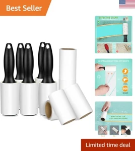 Lint Roller Mega Value Set - Extra Sticky - Pet Hair Remover - 600 Sheets - Picture 1 of 9