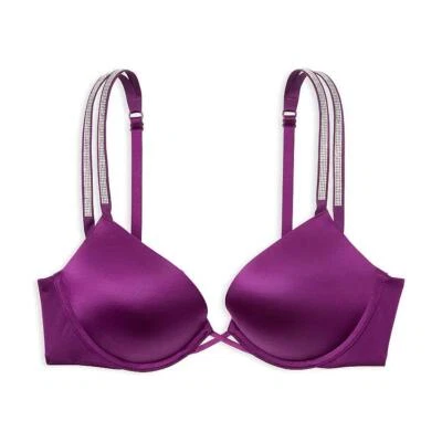 Sujetador push-up Victoria's Secret Bombshell Add-2-Cups 30D *Correa brillante de uva* ¡NUEVO! Foto 1 de 4