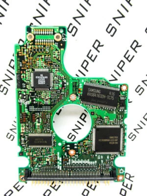 PCB - Hitachi 60GB IC25N060ATMR04-0 IDE 13G1103 H69519 HardDrive J41063B - Image 1 of 4