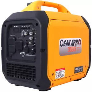 3500 Watt Portable Inverter Generator Gas Powered Outdoor Camping RV and Trailer - Picture 1 of 18