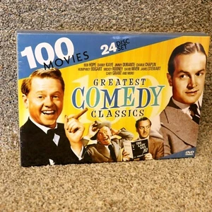 Greatest Comedy Classics 100 Movies 24  DVD Set, NEW Sealed - Imagen 1 de 4