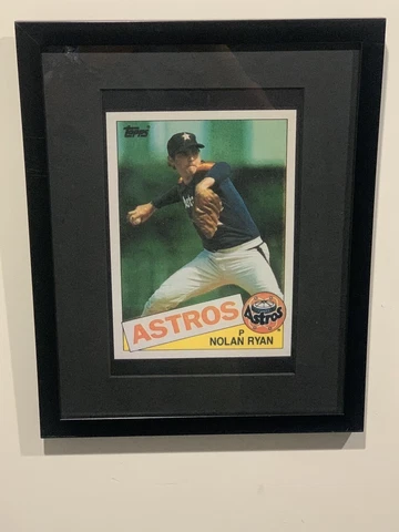 1985 Topps Nolan Ryan (Custom Mini Poser) Frame Not Included (READ) Cover