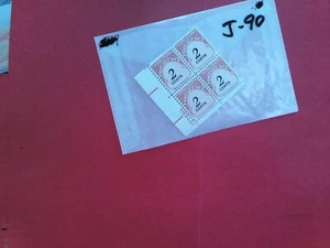 U. S. plate bock - J90 - Postage Due - comb. shipping! - Picture 1 of 1