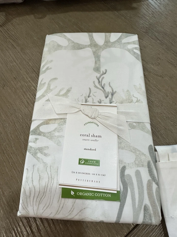 Falsa estándar con estampado de coral Pottery Barn Foto 1 de 1