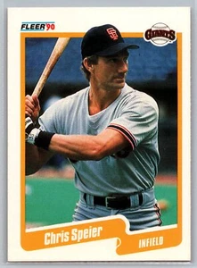 Chris Speier 1990 Fleer BASEBALL #72 San Francisco Giants - Picture 1 of 2