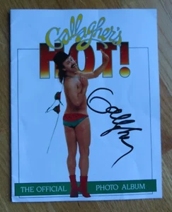 GALLAGHER's HOT signed October 10 1993 MID-HUDSON CIVIC CENTER Program & Ticket - Picture 1 of 4