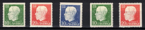 SWEDEN Scott B37-41 Mint Hinged Cover