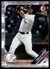 2019 1st Bowman Draft BD-146 Isiah Gilliam New York Yankees Baseball Card