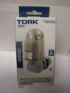 Tork 2001 Photo Control 1/2" condotto scarico 120VAC 14497 Lexan -regolabile - Foto 1 di 6