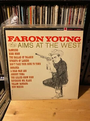 Faron Young – Aims At The West Vintage 33rpm VG+ AB38 - Image 1 of 2