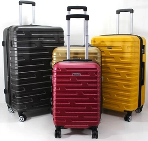 Extra L Suitcase 4 Wheel Medium Lightweight Luggage ABS Hard Shell Cabin Case - Picture 1 of 110