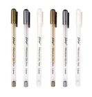 Fhyhej premium 3 Colors Gel Pen SetWhite Gold Silver Gel Ink Pens With 0.8mm ...