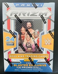 NEW 2023 Panini Prizm WWE Wrestling FACTORY SEALED Blaster Box Auto? RARE - Picture 1 of 6