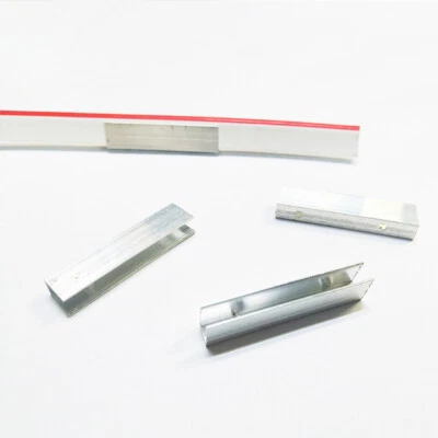 20Pcs Aluminum Mounting Holder Clips w/ 2 Holes for 6X12mm Silicone Rope Light - Image 1 of 4