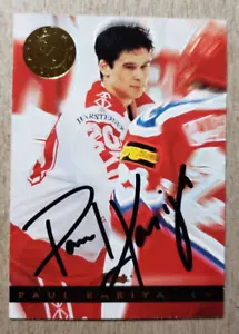 Paul Kariya Signed 1993 Classic Autograph Card Anaheim Ducks Auto - Picture 1 of 2
