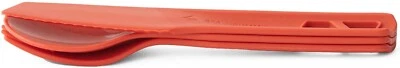 Sea to Summit Passage Cutlery Set (3 Piece) Orange Plastic KFS for Camping - Image 1 of 2