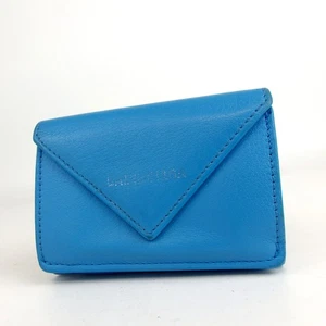 Authentic BALENCIAGA 391446 Paper mini wallet Tri-fold wallet leather[Used] - Picture 1 of 16