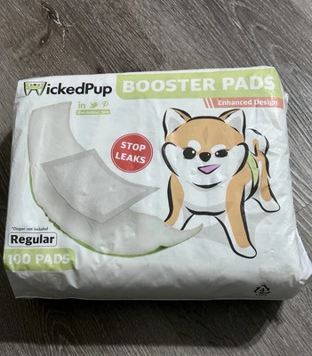 Forros de pañales para perros almohadillas de refuerzo para perros machos y hembras 100ct desechables nuevos Foto 1 de 4