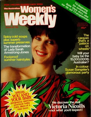 Aust. Women's Weekly - Jan. 20, 1982 - Victoria Nicolls, Armstrong-Jones, Ifield - Image 1 of 3