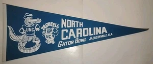 University North Carolina Tar Heels 1981 Alligator Bowl Wimpel Flagge Banner Vintage NCAA - Bild 1 von 5