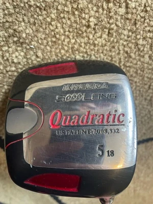 Integra Quadratic SoooLong 5 Wood 18 Degree Club iDrive Tour Lite Low Torque Sha - Image 1 of 4