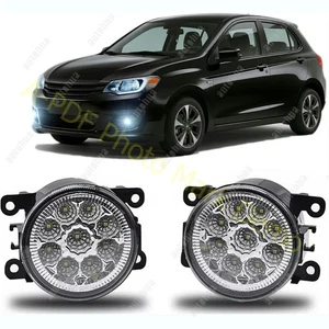 LED Fog Light For Mitsubishi Mirage 17+ Front Bumper Lamps Clear Lens Fog Lights - Picture 1 of 8