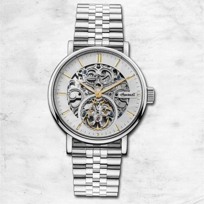 Ingersoll Orologio Uomo Acciaio Inox Argento The Charles da Polso - Immagine 1 di 4