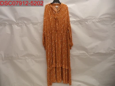 Vestido camisero floral amarillo talla 4X AVA & VIV para mujer 195994373398 Foto 1 de 4