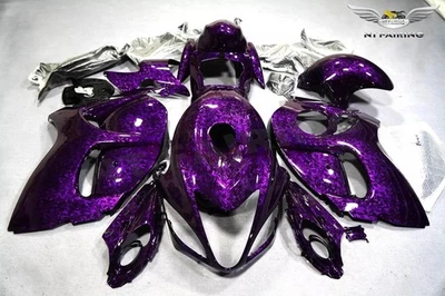 Kit de carenado púrpura de fibra de carbono forjado PL para Suzuki 2008-2020 Hayabusa GSX1300R Foto 1 de 2