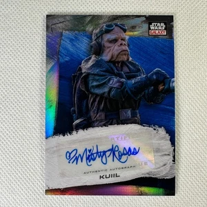 Kuiil Misty Rosas 2022 Topps Chrome Star Wars Galaxy Autograph Refractor /150 - Picture 1 of 6