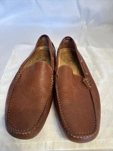 14th and Union Slip On Loafers Men's 11.5 M Leather Driving Shoes GUC Brown - Picture 1 of 7