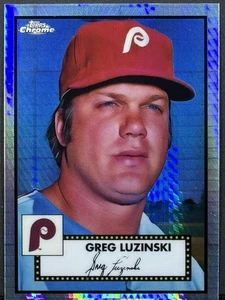 2021 Topps Chrome Platinum Anniversary #574 Greg Luzinski X-Fractor - Picture 1 of 2