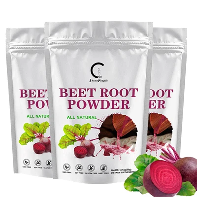 Organic Beet Root Powder Raw Pure Beta Vulgaris Nitric Oxide Booster Non GMO - Image 1 of 4