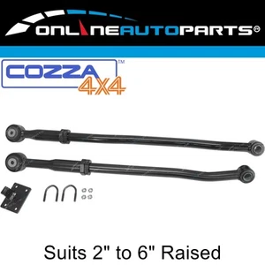 Front & Rear Adjustable Panhard Rods for Nissan Patrol GU 01~16 Spherical Bush - Picture 1 of 1