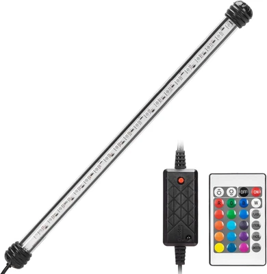 - LED Luce Acquario Con Telecomando, Lampada Dimmerabile RGB Acquario, Impermeab - Immagine 1 di 4