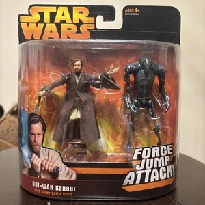 * Star Wars Revenge Of The Sith Obi-Wan Kenobi Super Battle Droid Figure Hasbro - Picture 1 of 4