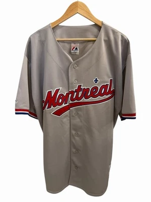 Vintage Montreal Expos MLB Authentic Majestic Away Road Gray Jersey - Size XL - Image 1 of 4