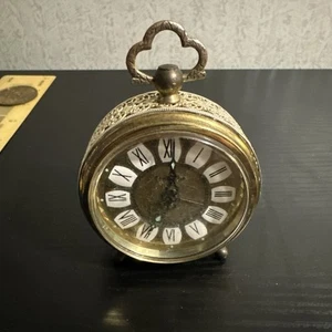 Vintage Filigree Trenkle Clock West Germany Brass & Filligree Works Great 1950’s - Picture 1 of 15