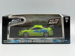 Greenlight Hollywood Fast & Furious Brian's 1995 Mitsubishi Eclipse, 1:43, NIB - Picture 1 of 15